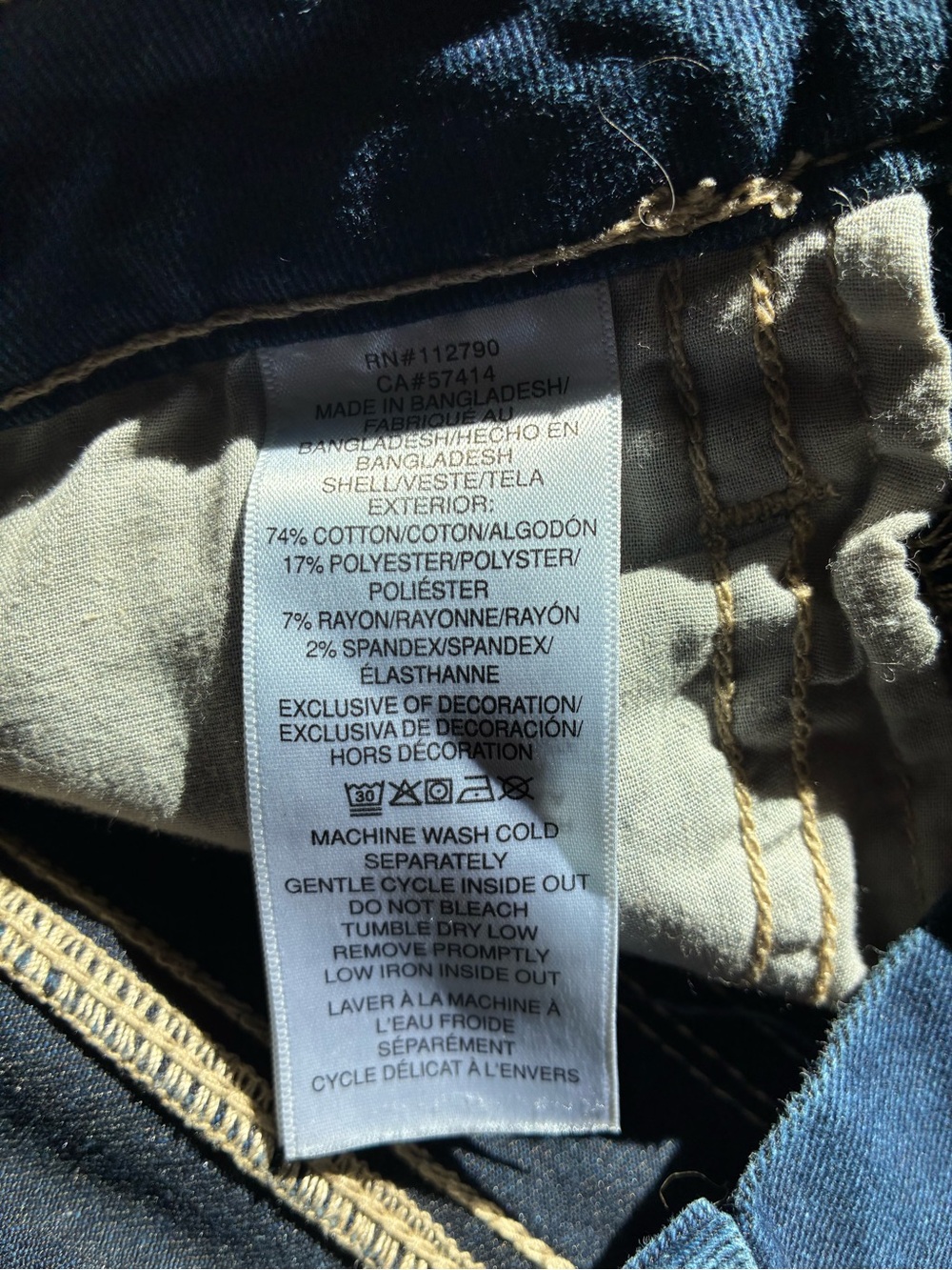 True Religion Dark Indigo Mid-Rise Jennie Curvy Skinny Jeans - Picture 10 of 14